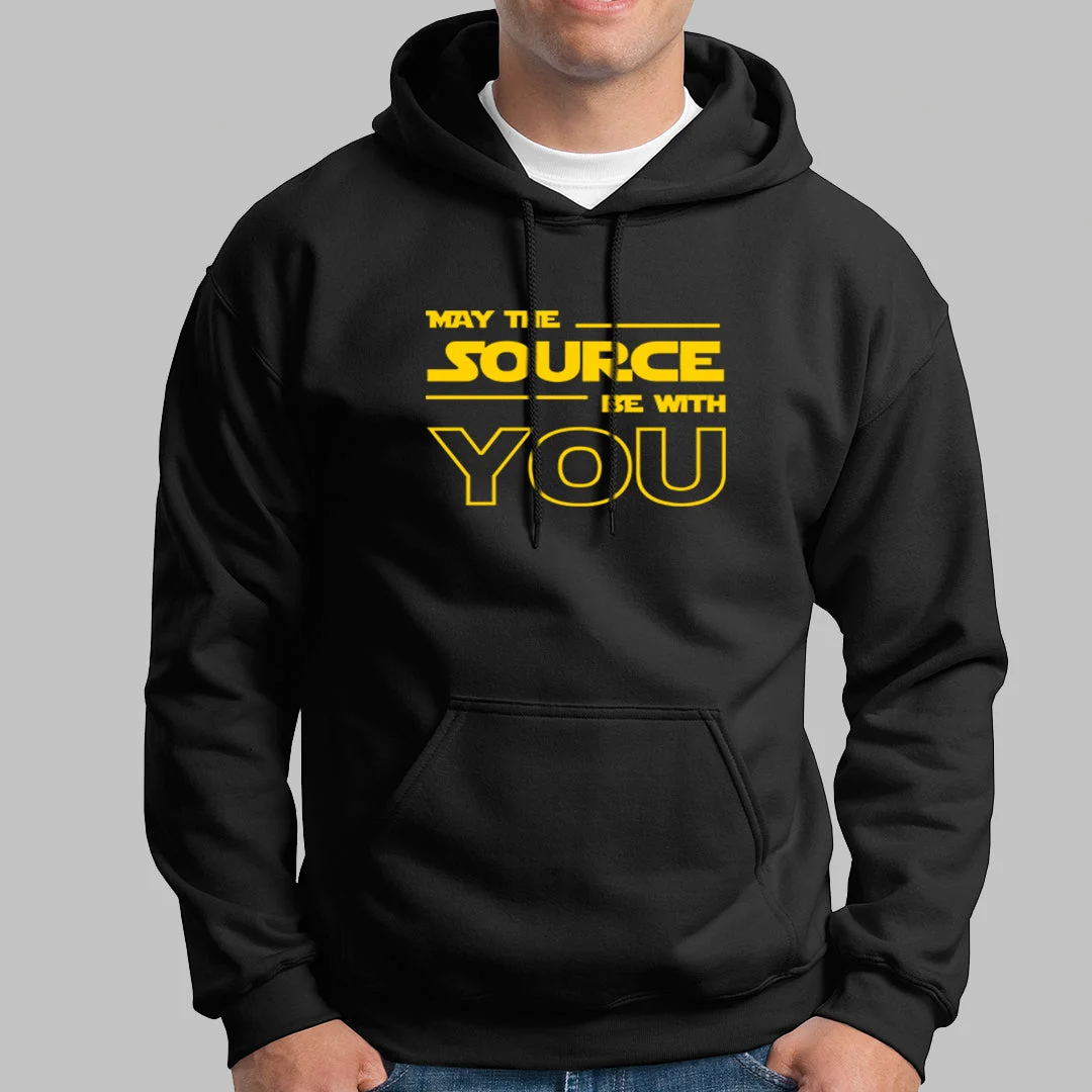 May The Source Be With You! Linux/Starwars Hoodies For Men