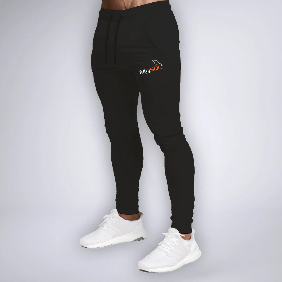 Mysql Joggers Track Pants With Zip For Men