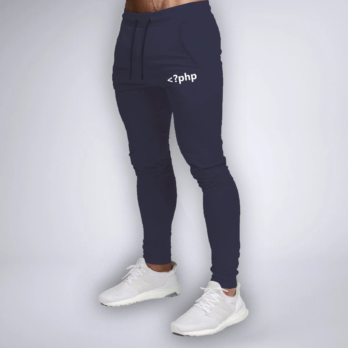 Php Open Tag Printed Joggers For Men
