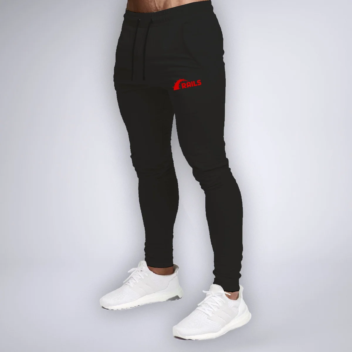 Ruby On Rails Casual Joggers With Zip For Men India