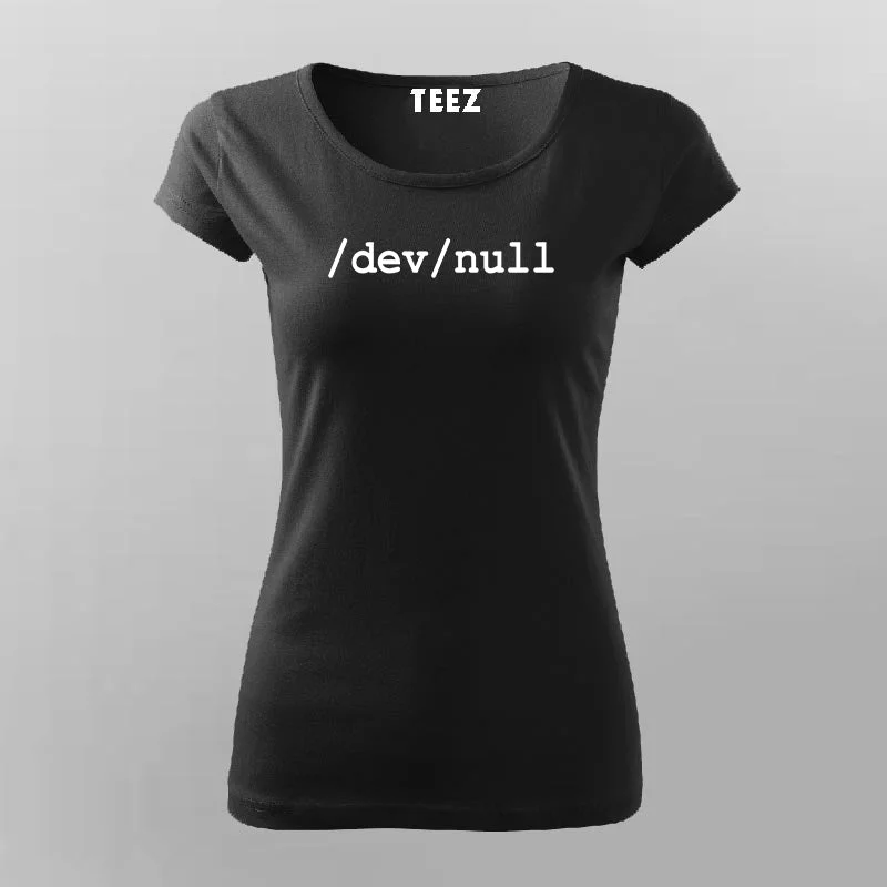 Sysadmin Dev Null Linux T-Shirt For Women