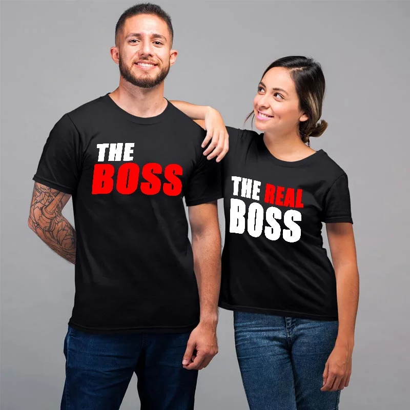 Boss And The Real Boss Couple T-Shirts