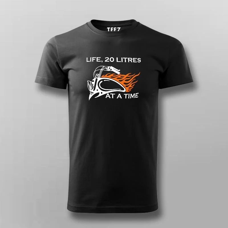 Fueling Adventures: 20 Litres At A Time Tee