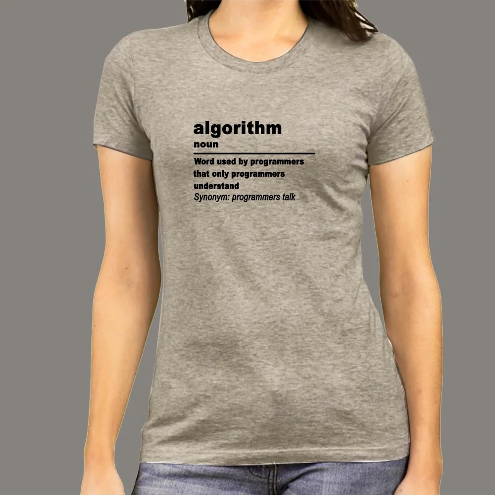 Algorithm Definition Women's T-Shirt - Code Logic