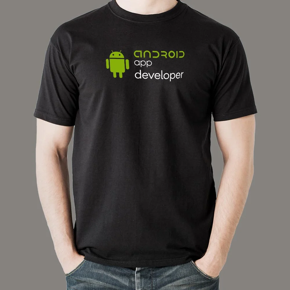 Android App Developer T-Shirt - Craft Apps, Shape Future