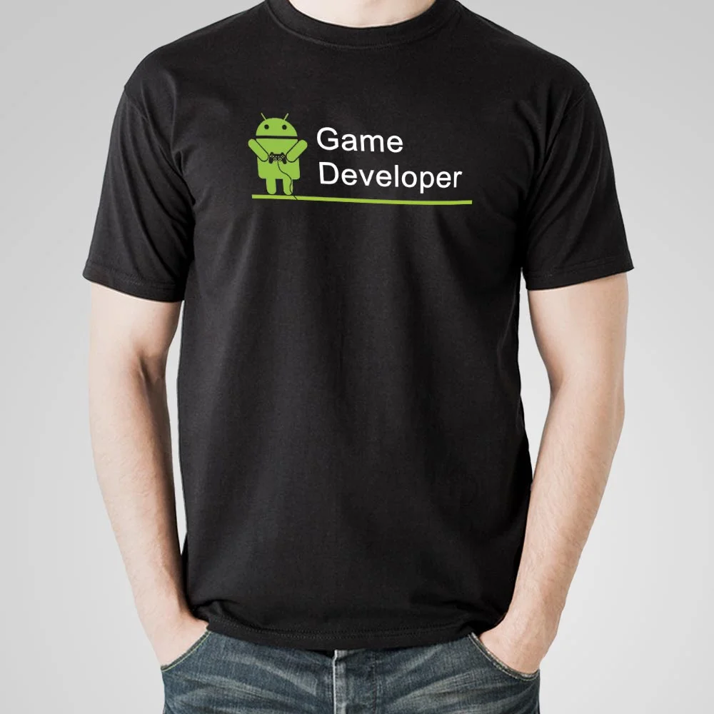 Android Game Developer T-Shirt - Crafting Play on the Go