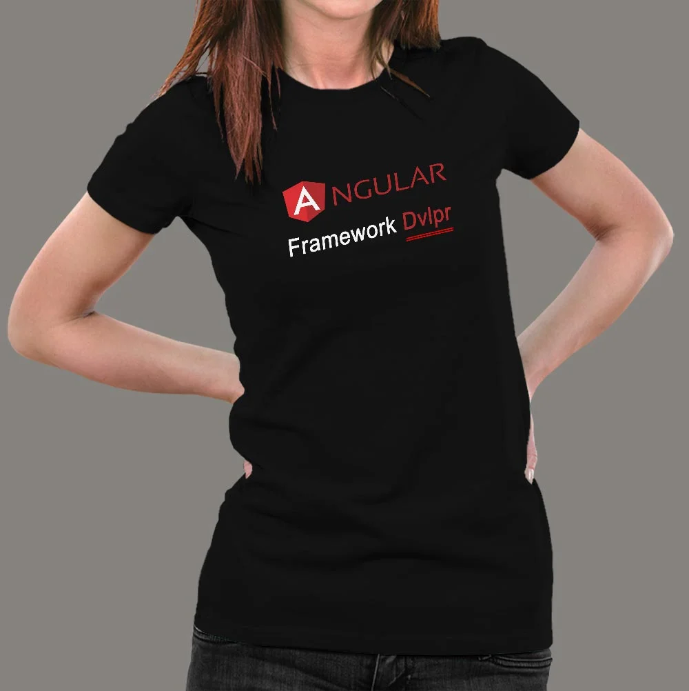 Angular Js Framework Developer Women’s Profession T-Shirt