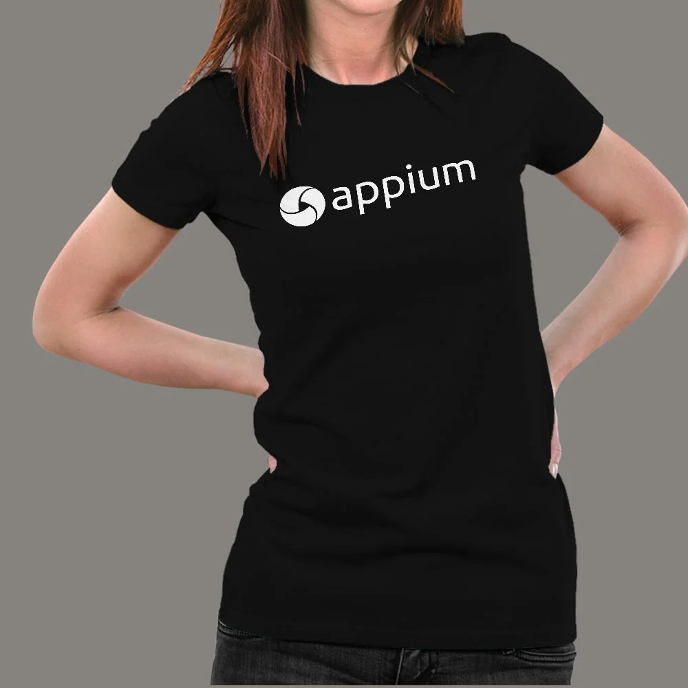 Appium Tester Women's Tee - Automate Apps in Style