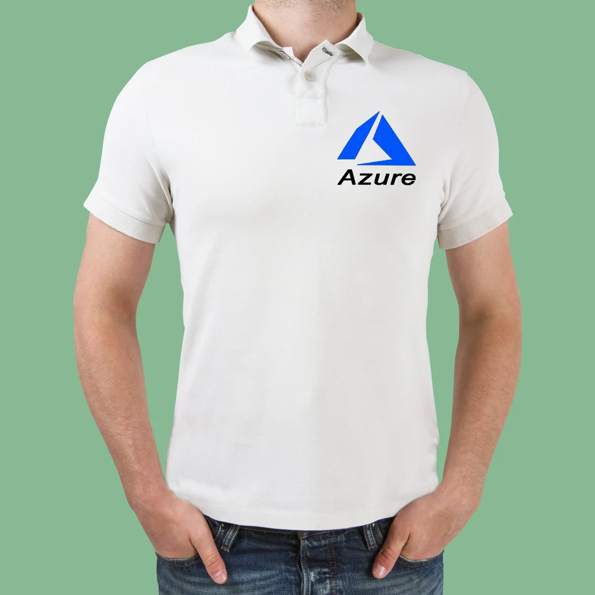 Microsoft Azure Polo T-Shirt For Men