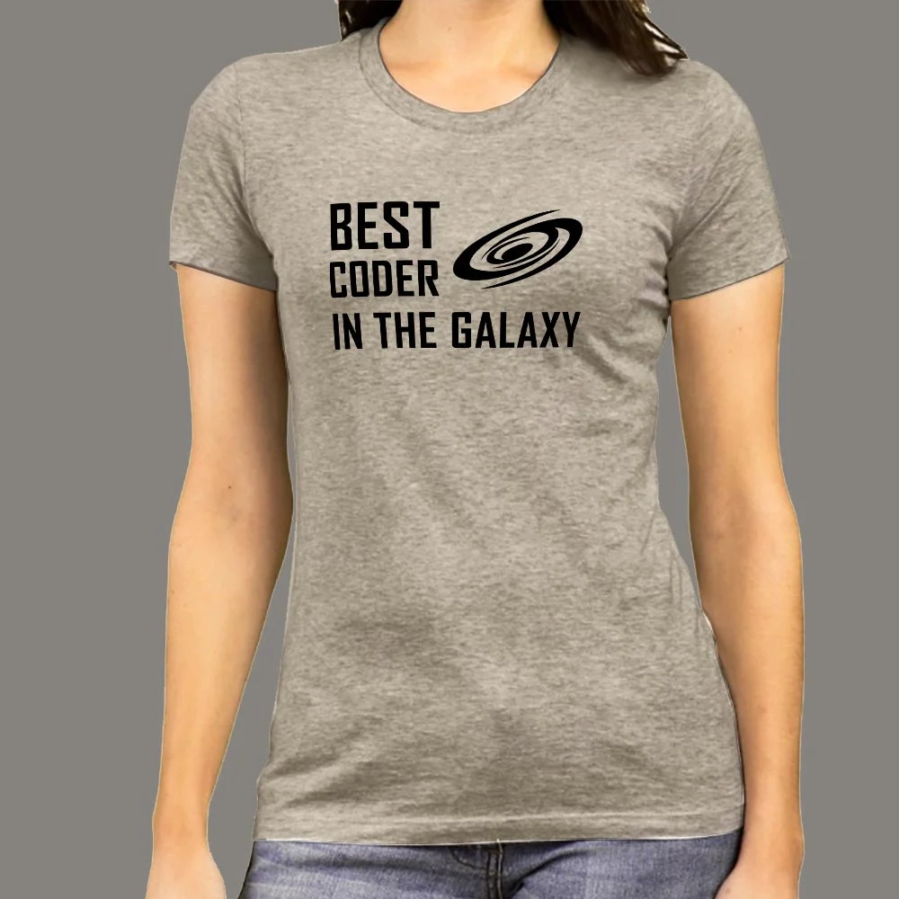 Best Coder In The Galaxy T-Shirt For Women