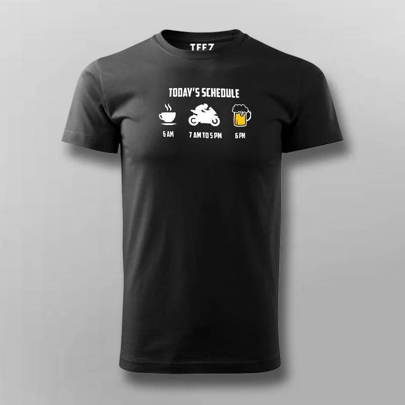 Bike Riders' Daily Schedule 6-6 T-Shirt
