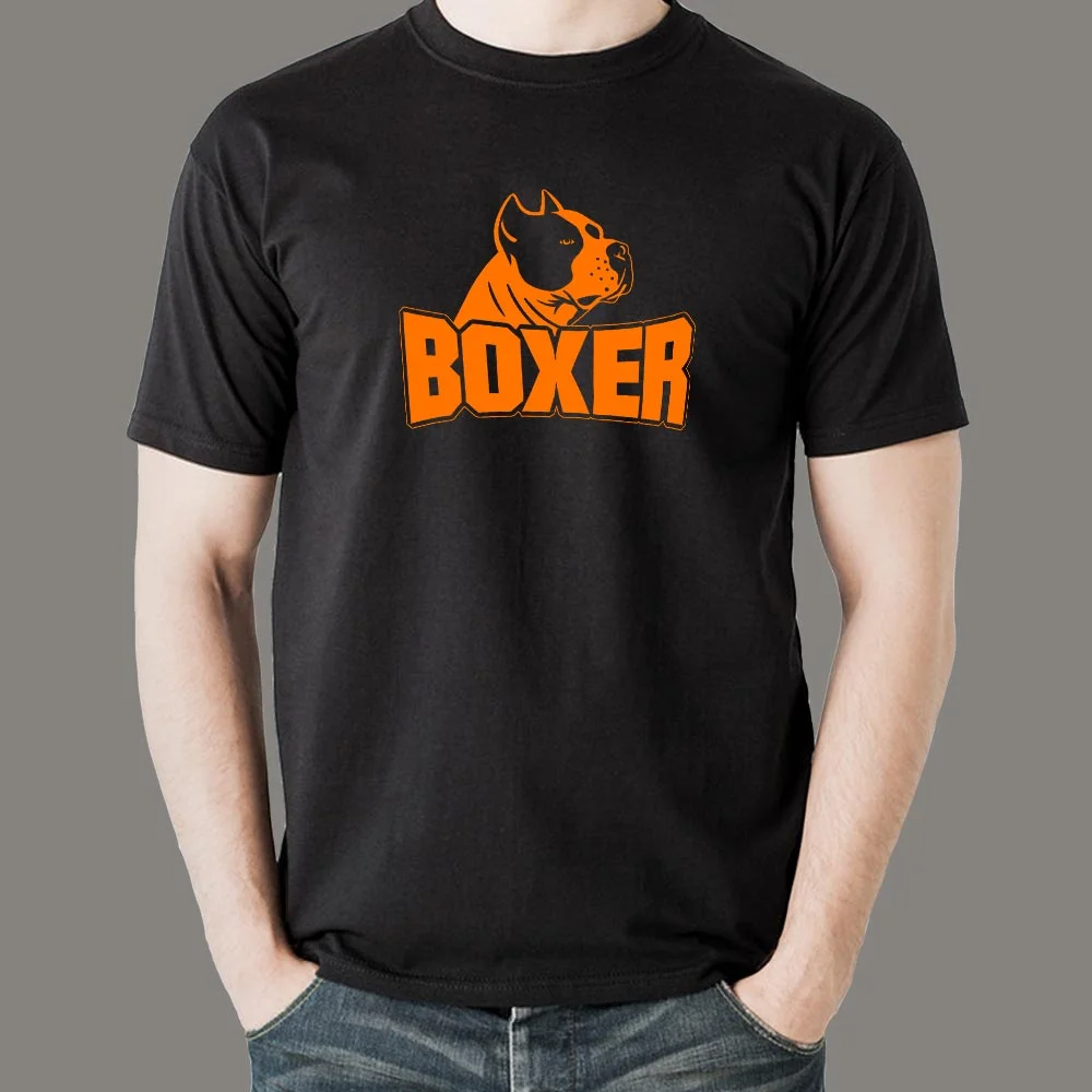 Boxer Dog T-Shirt For Men