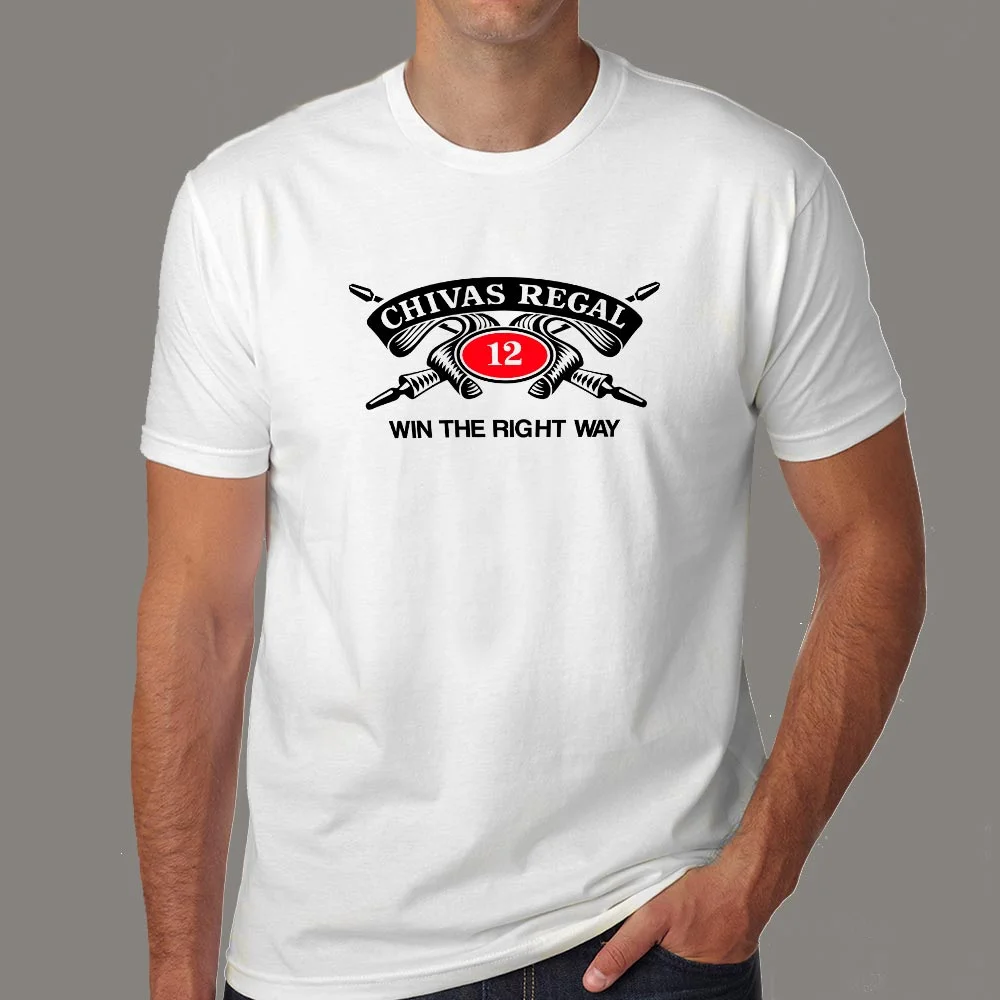 Chivas Regal Whisky Alcohol Drinking T-Shirt For Men