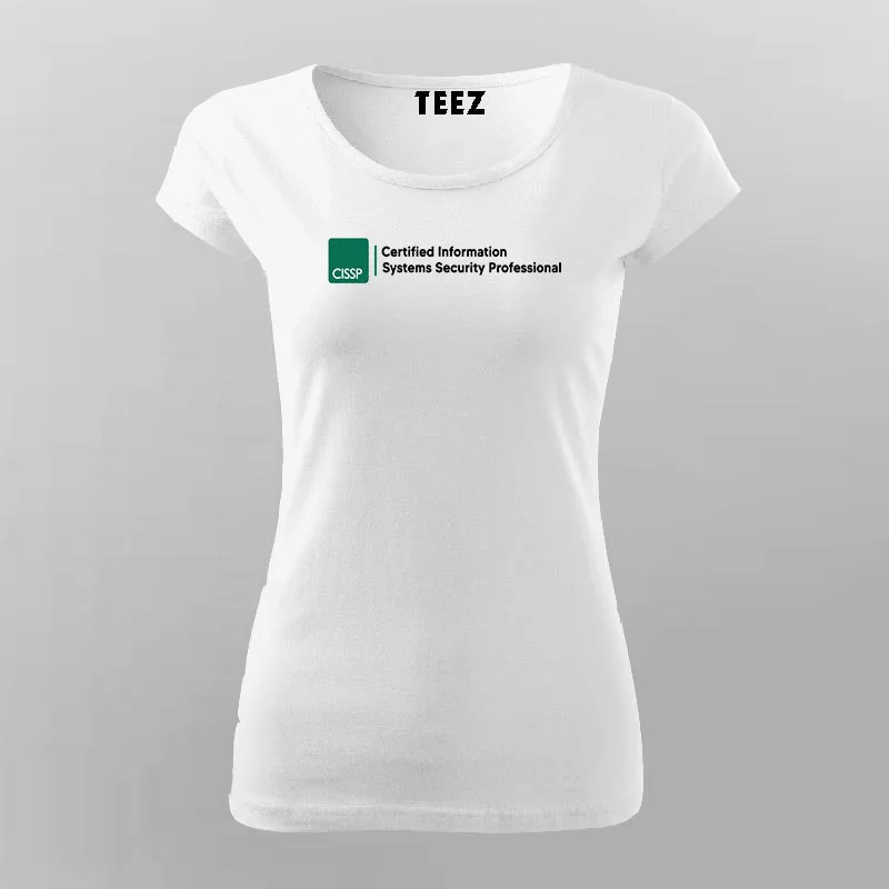 Cissp Certification T-Shirt For Women