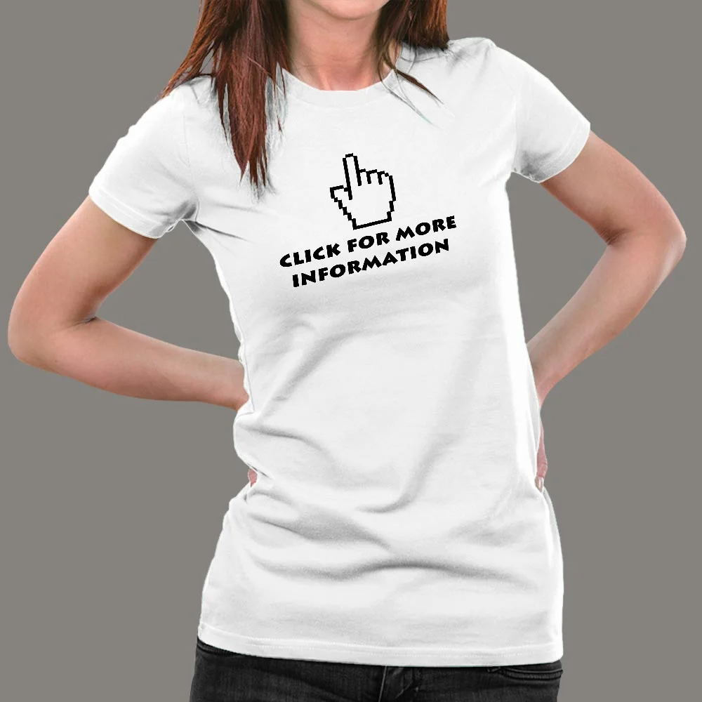 Computer Click Women's T-Shirt - Explore More Info