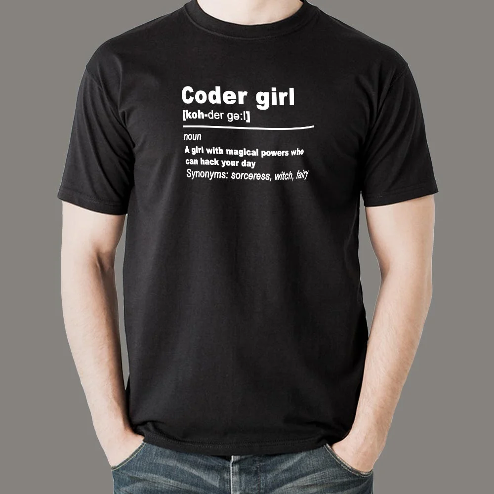 Coder Girl T-Shirt - Programming with Feminine Flair