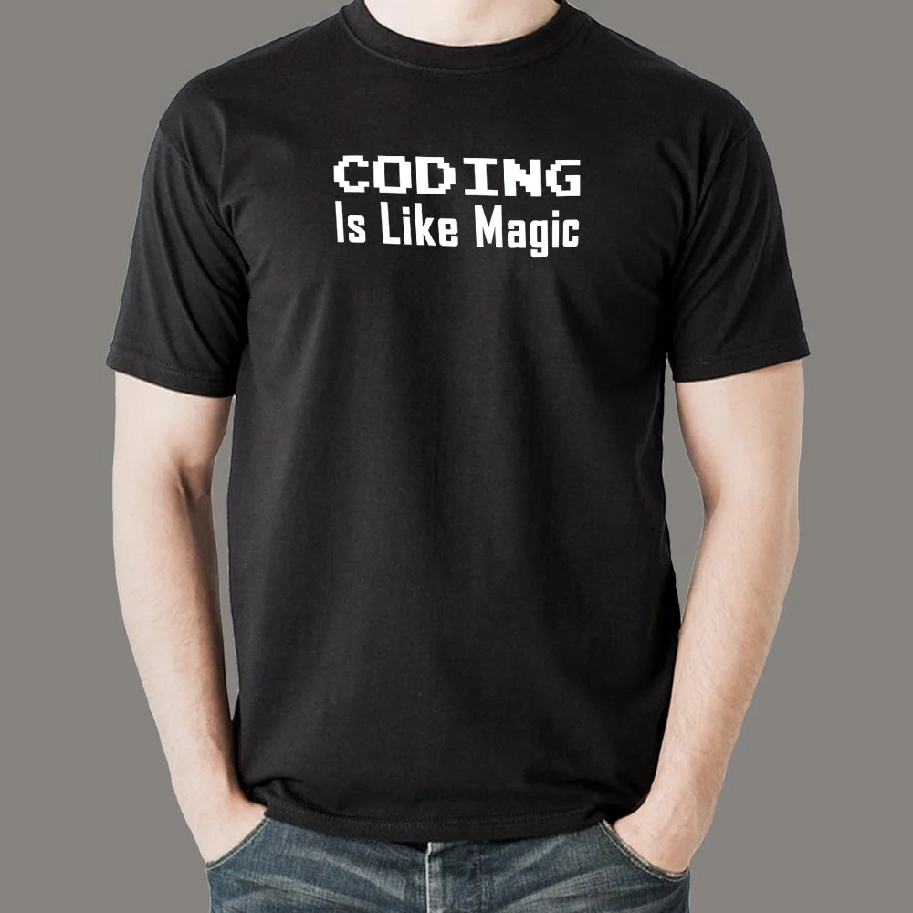 Magic of Programming - 'Coding Is Like Magic' Men's Tee