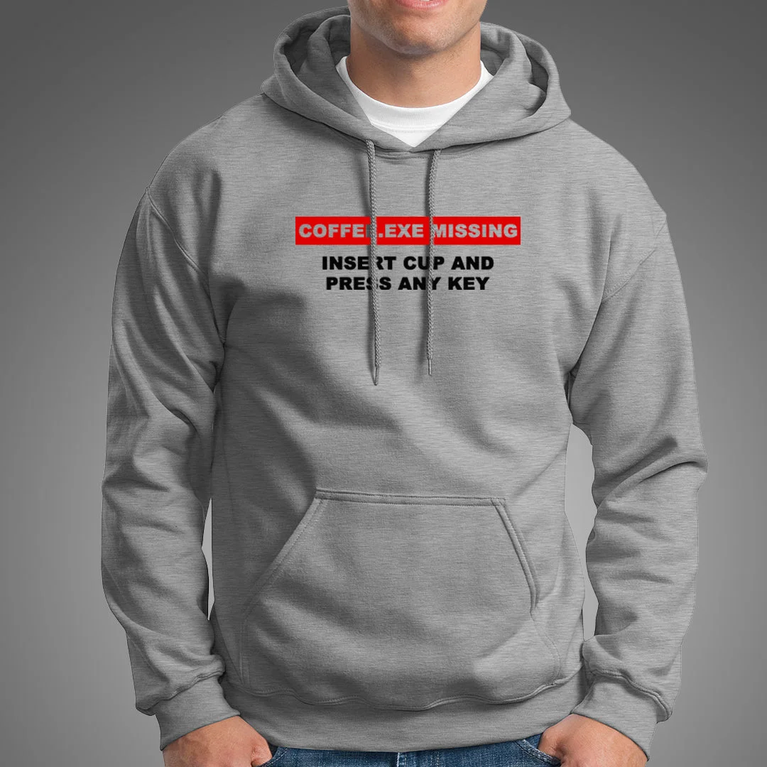 Coffee Missing Coding Life Hoodies For Men