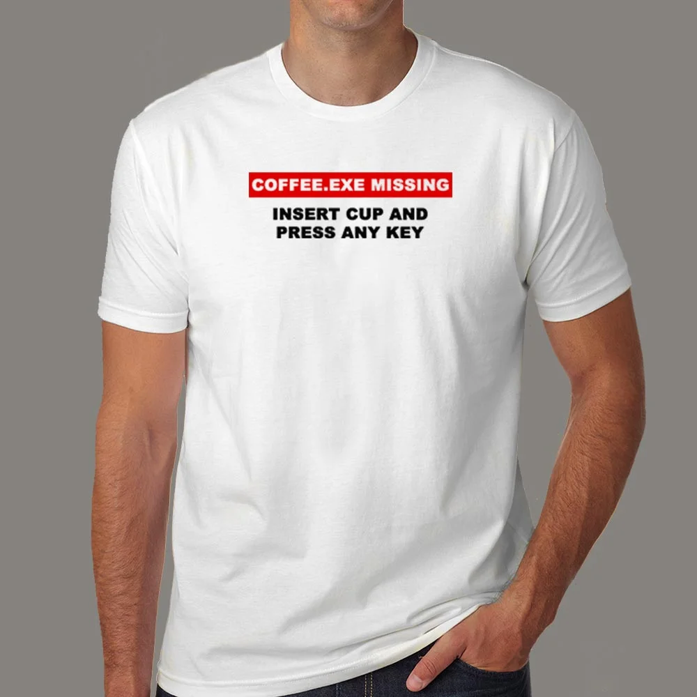 Coffee & Code Men's Lifestyle T-Shirt