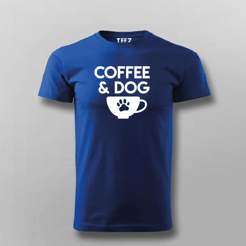 Coffee And Dog T-Shirt For Men