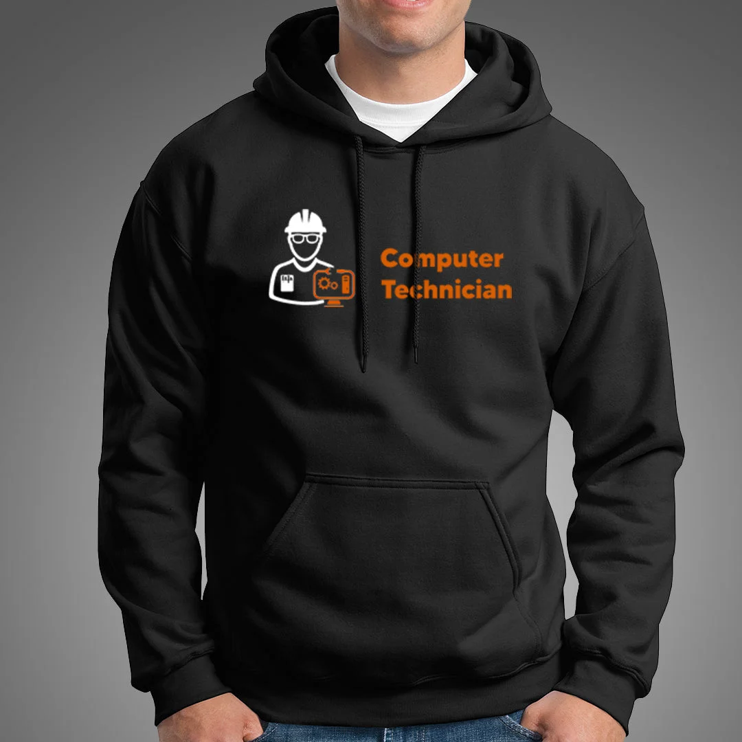 Computer Technician Hoodies For Men