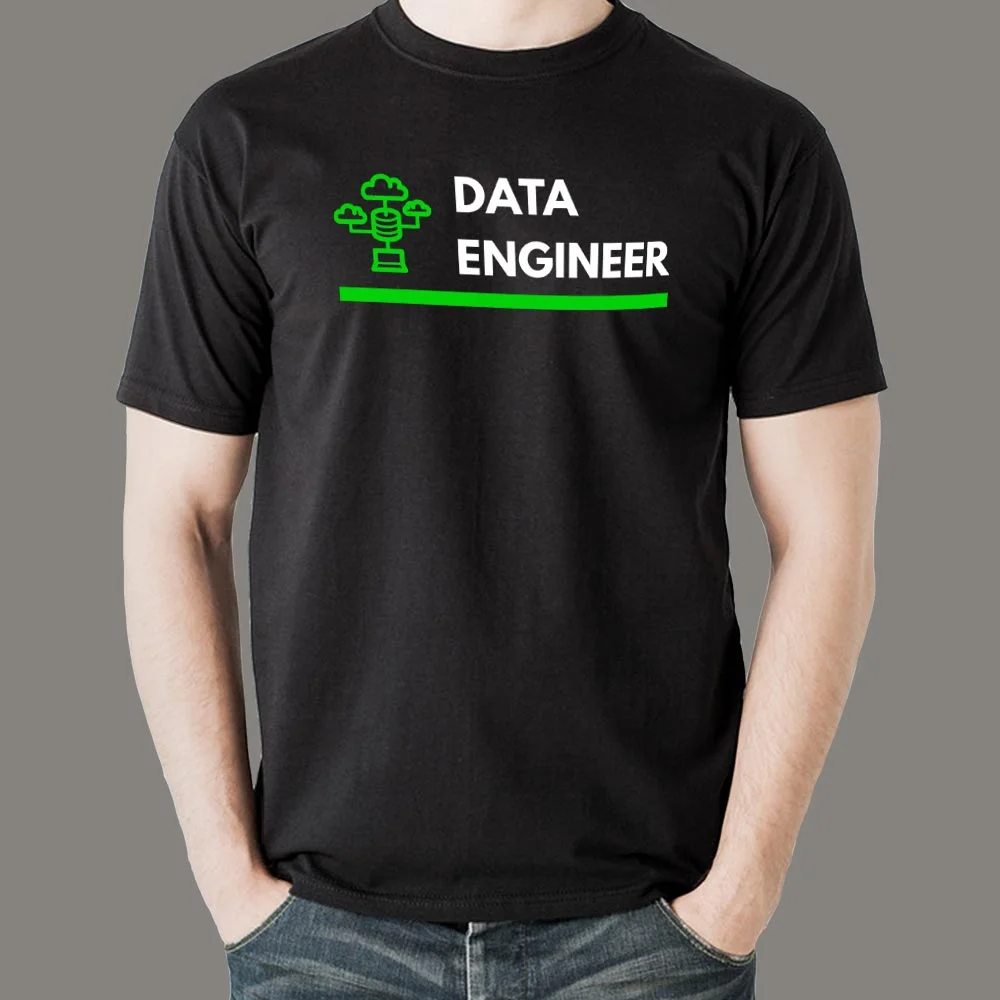 Data Engineer's Ultimate Cotton Tee - Dive Into Data