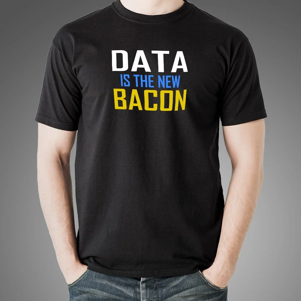 Data is the New Bacon Tech Men's Shirt