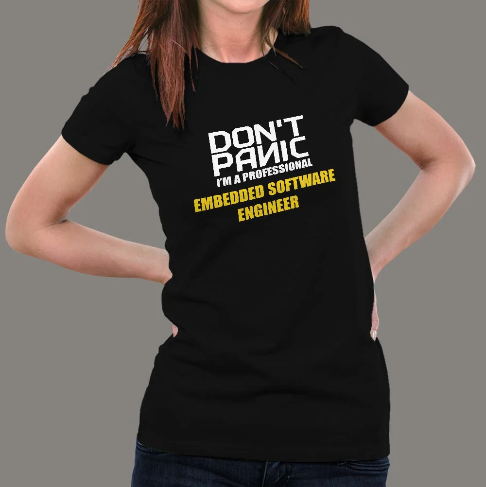 Embedded Engineer Calm Tee for Women - Tech Professional