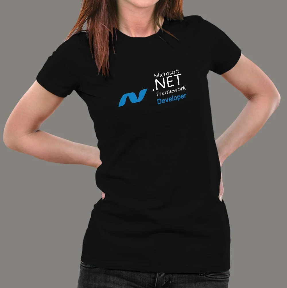Microsoft Dot Net Framework Developer Women’s Profession T-Shirt
