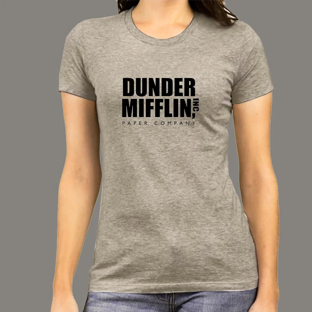 Dunder Mifflin INC Paper Company T-Shirt For Women