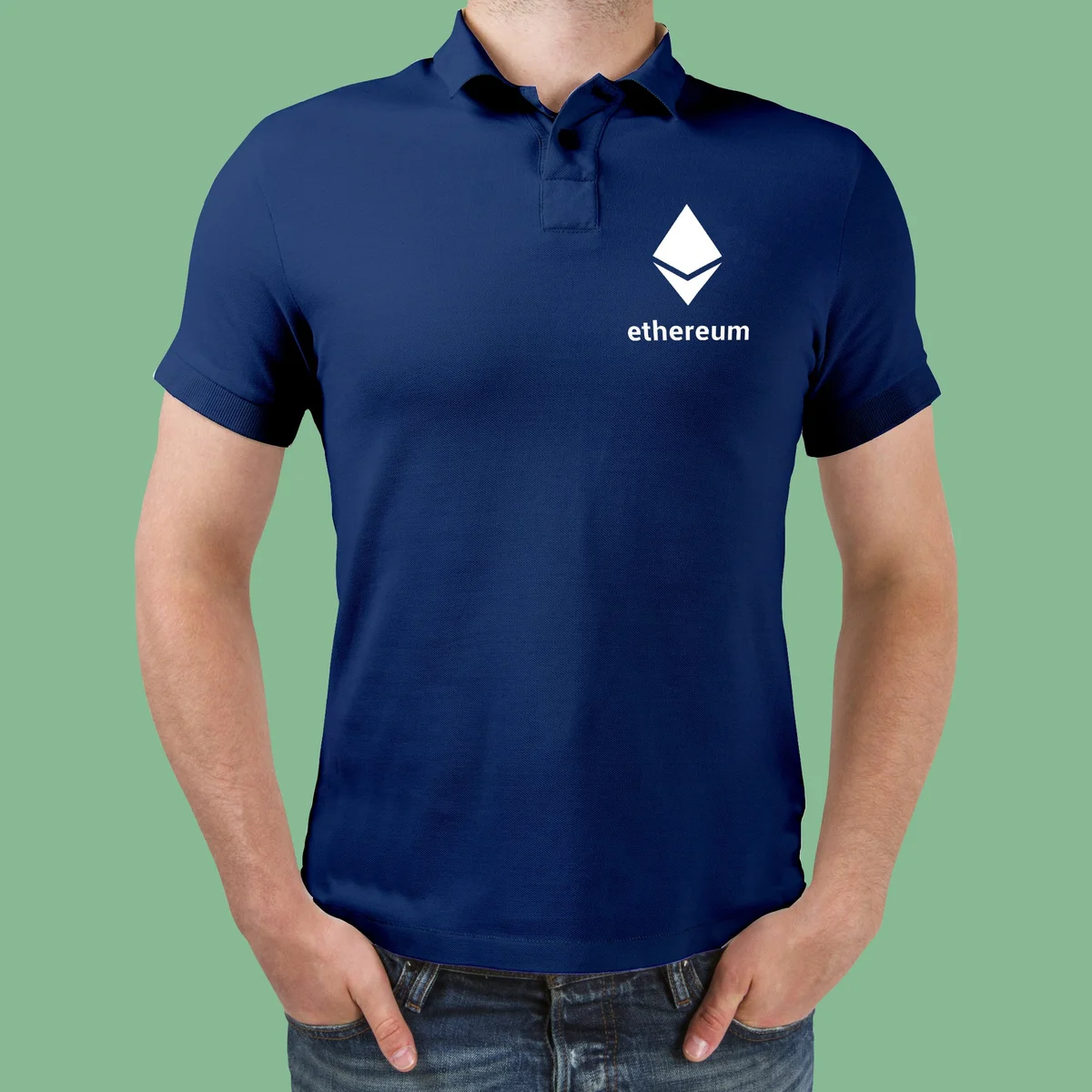 Ethereum Polo T-Shirt For Men