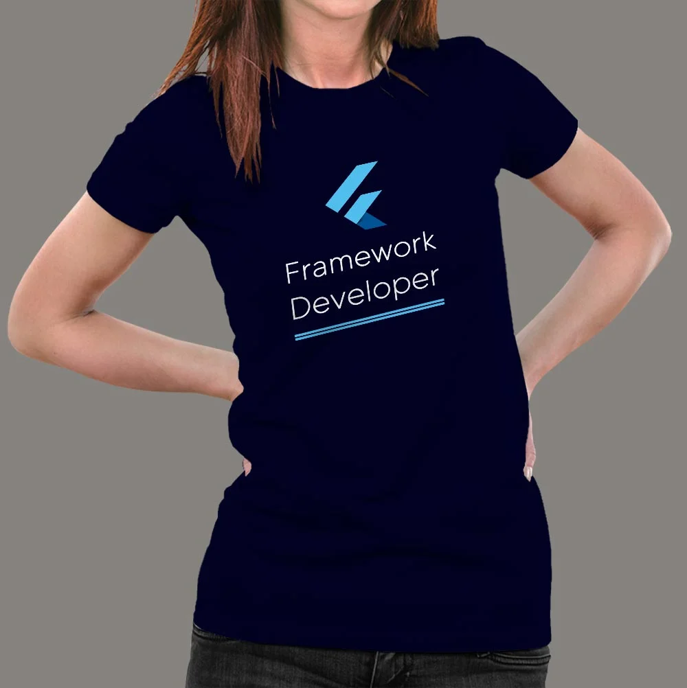 Flutter Framework Developer Women’s Profession T-Shirt