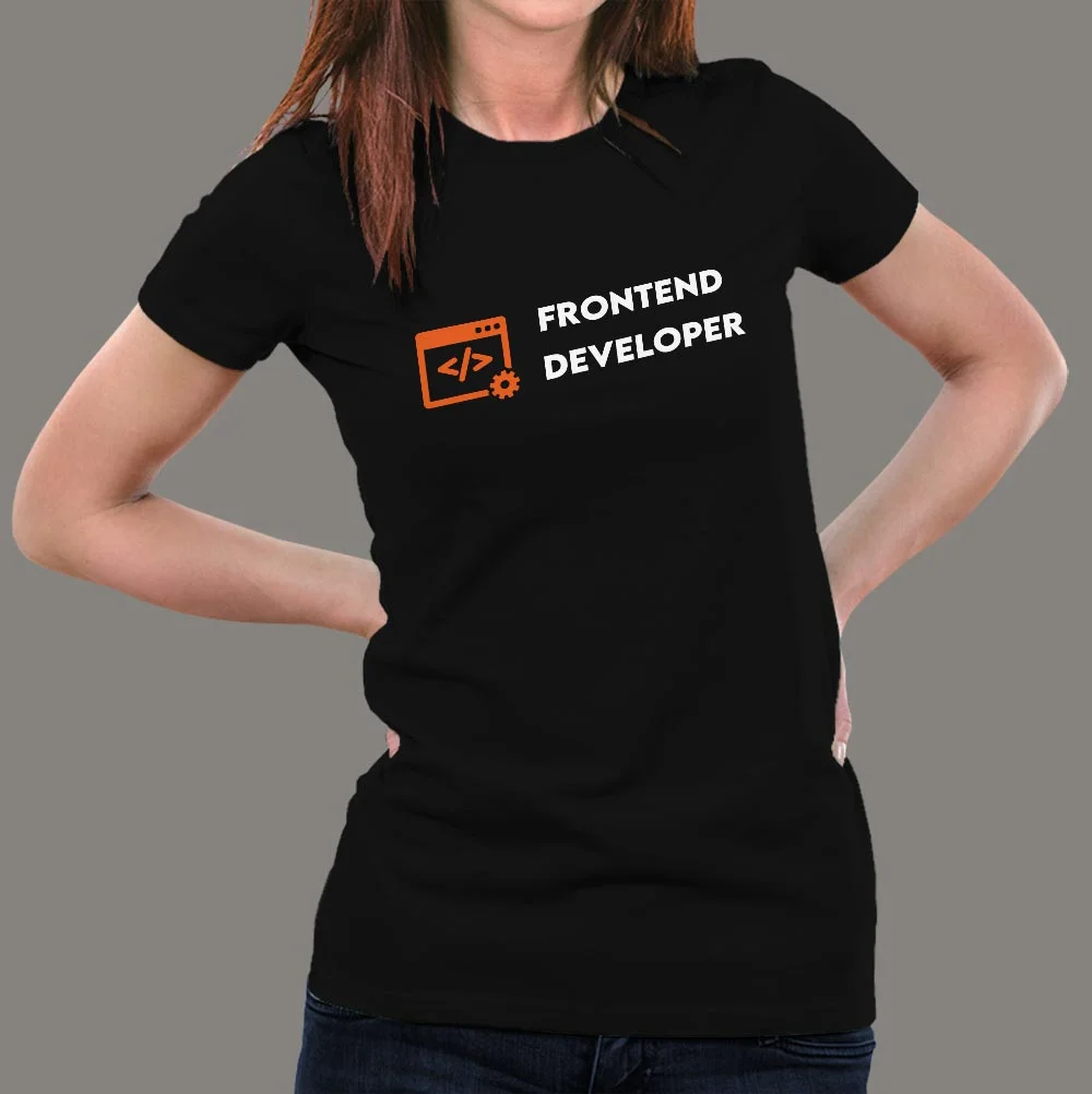 Front End Developer Profession Coding T-shirt for Women
