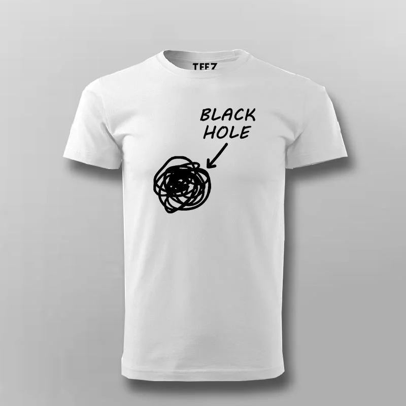 Funny Black Holes Men’s Science T-Shirt