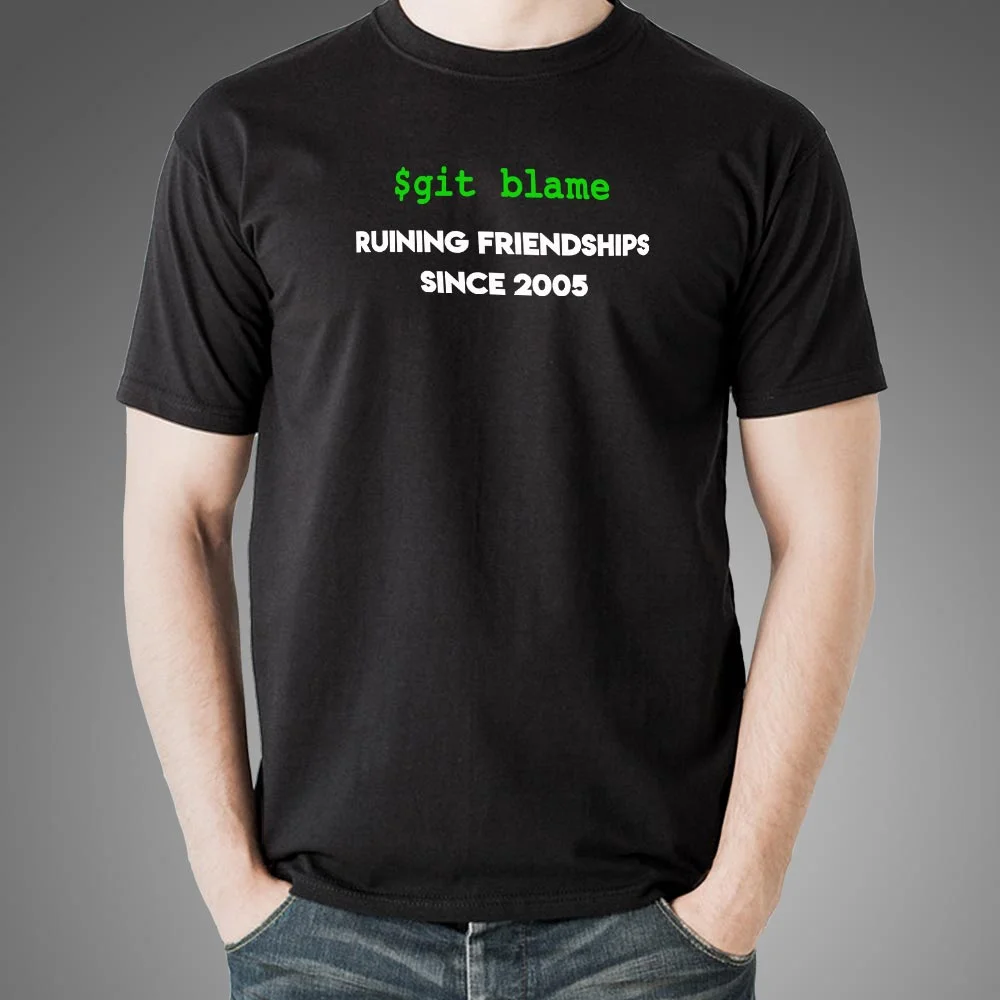Git Blame: Ruining Friendships Men's Tee
