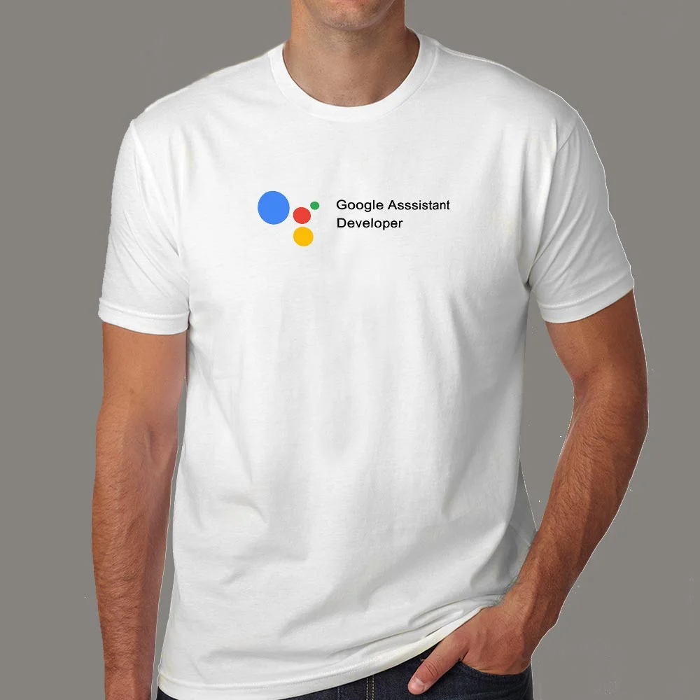 Google Assistant Dev T-Shirt - Voice the Future
