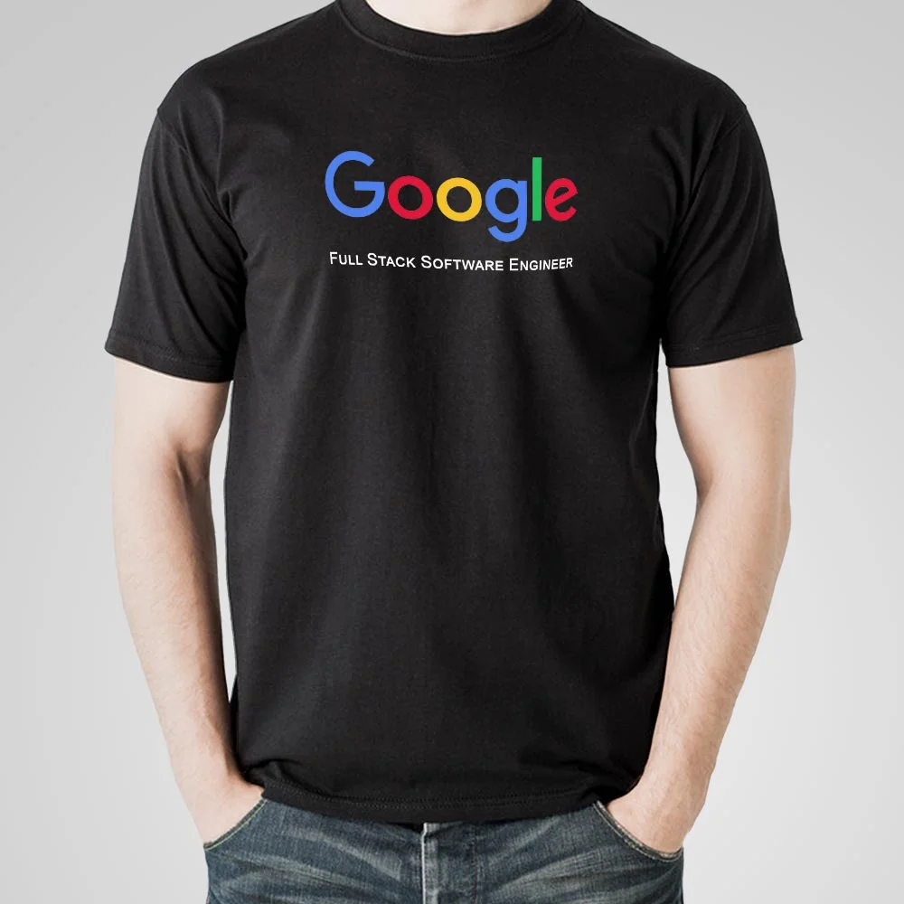 Google Full-Stack Developer Pro T-Shirt - Code All Layers