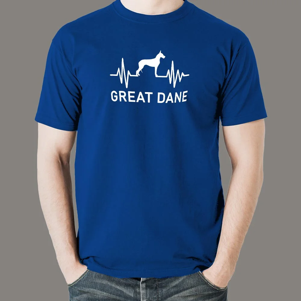 Great Dane Heartbeat T-Shirt For Men