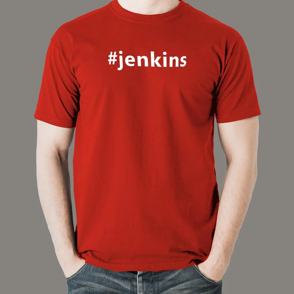 Hashtag Jenkins DevOps Men's Stylish T-Shirt