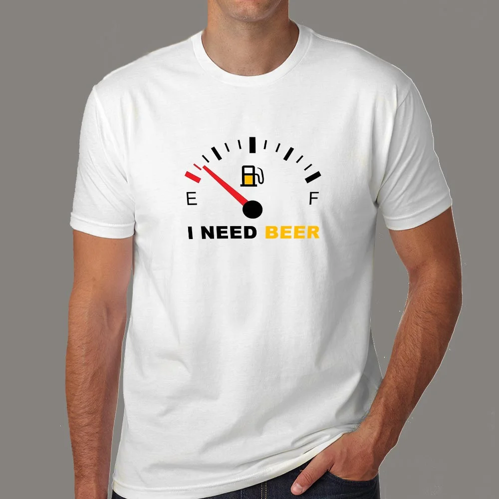 I Need Beer Funny Beer T-Shirt For Men