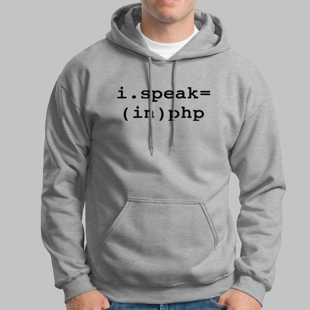 I Speak In Php Hoodies For Men