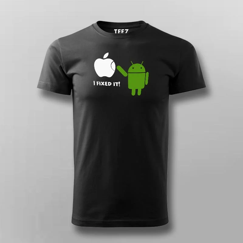 Android Fixes Apple T-Shirt - Cross-Tech Handyman