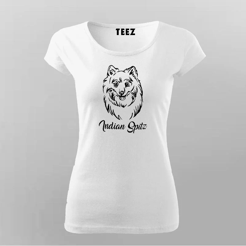 Indian Spitz T-Shirt For Women