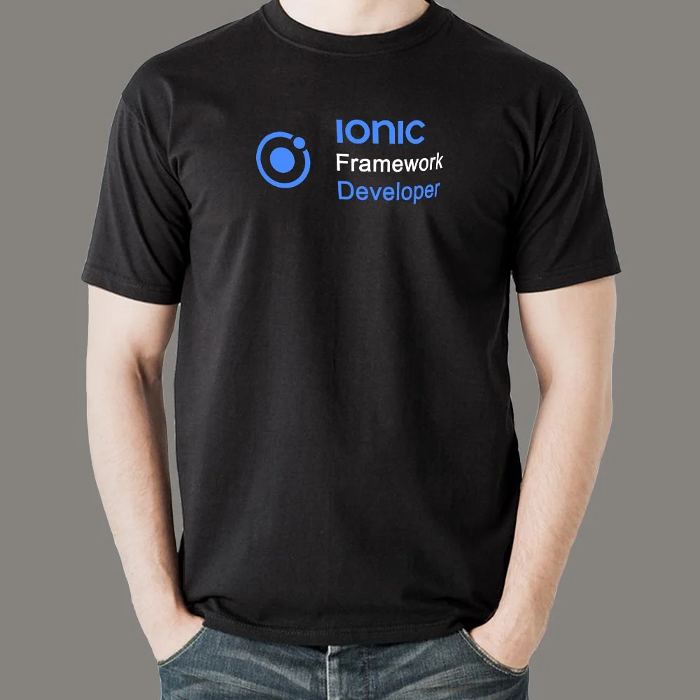 Ionic Framework Developer: Innovate in Style Men's Tee