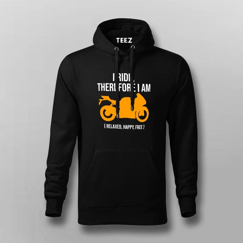 I Ride Therefore I Am - Essential Biker Hoodie
