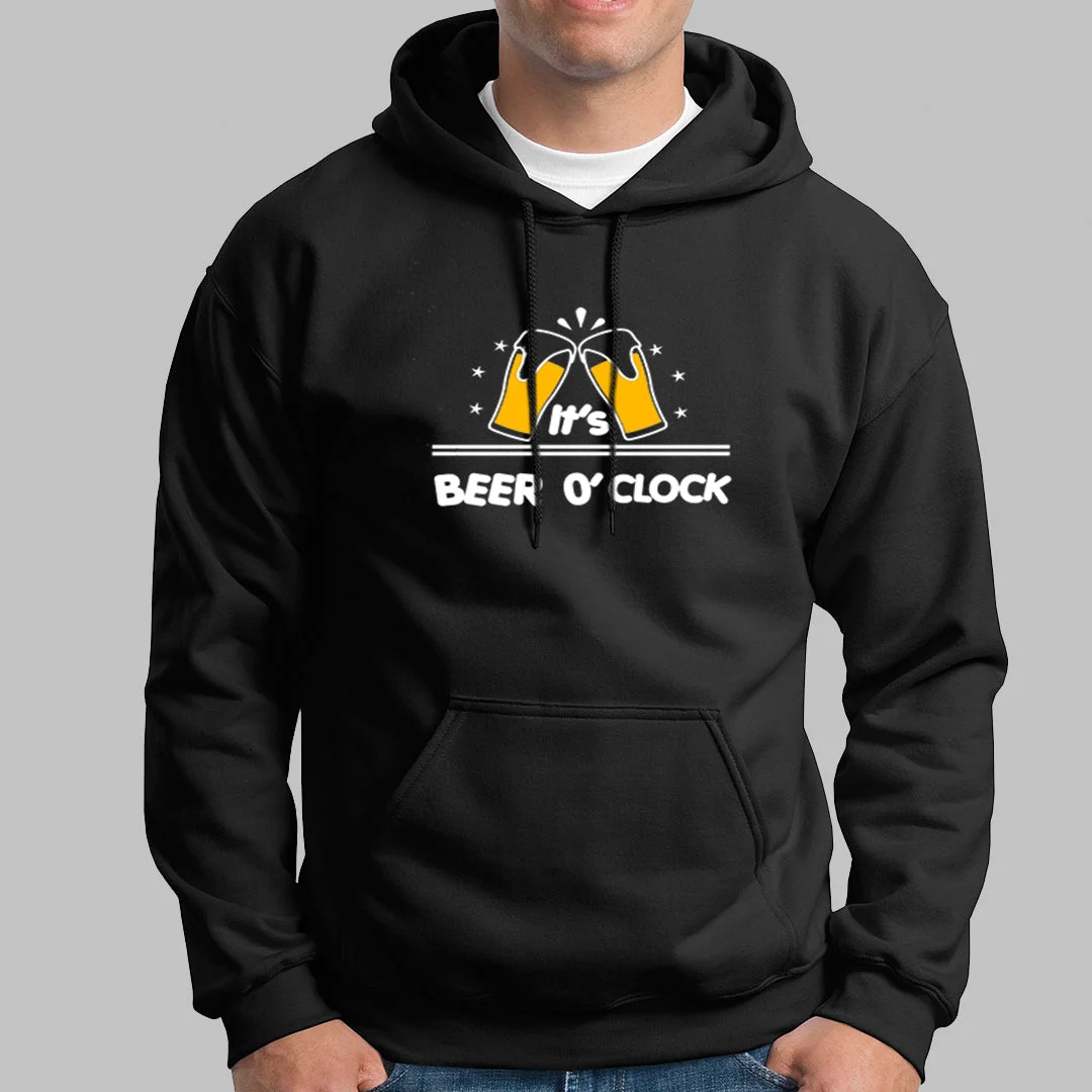 Beer O'Clock Men's Beer Hoodies