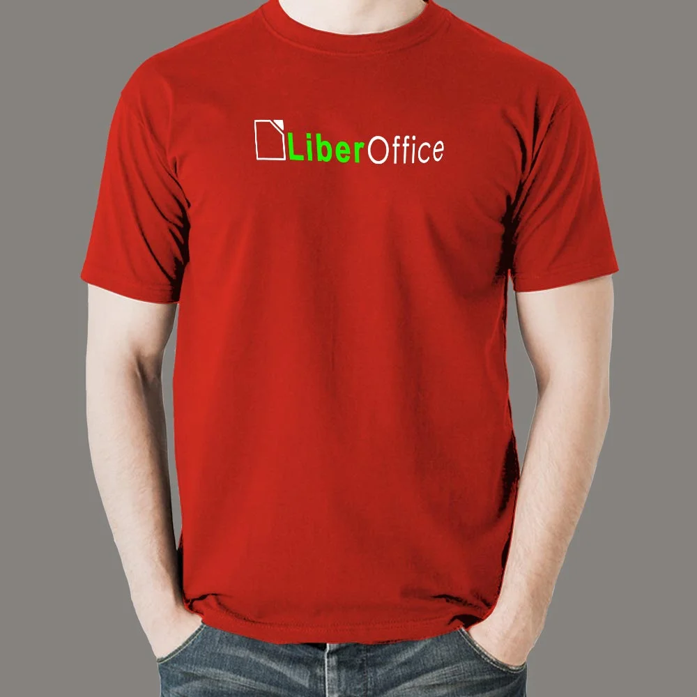 Liber Office Geek's Choice Men's Cotton T-Shirt