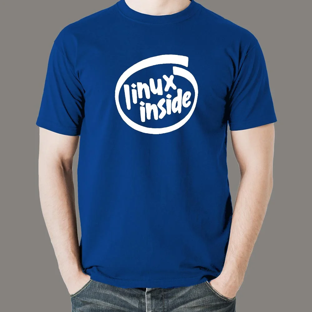 Linux Inside T-Shirt - Open Source, Open Heart