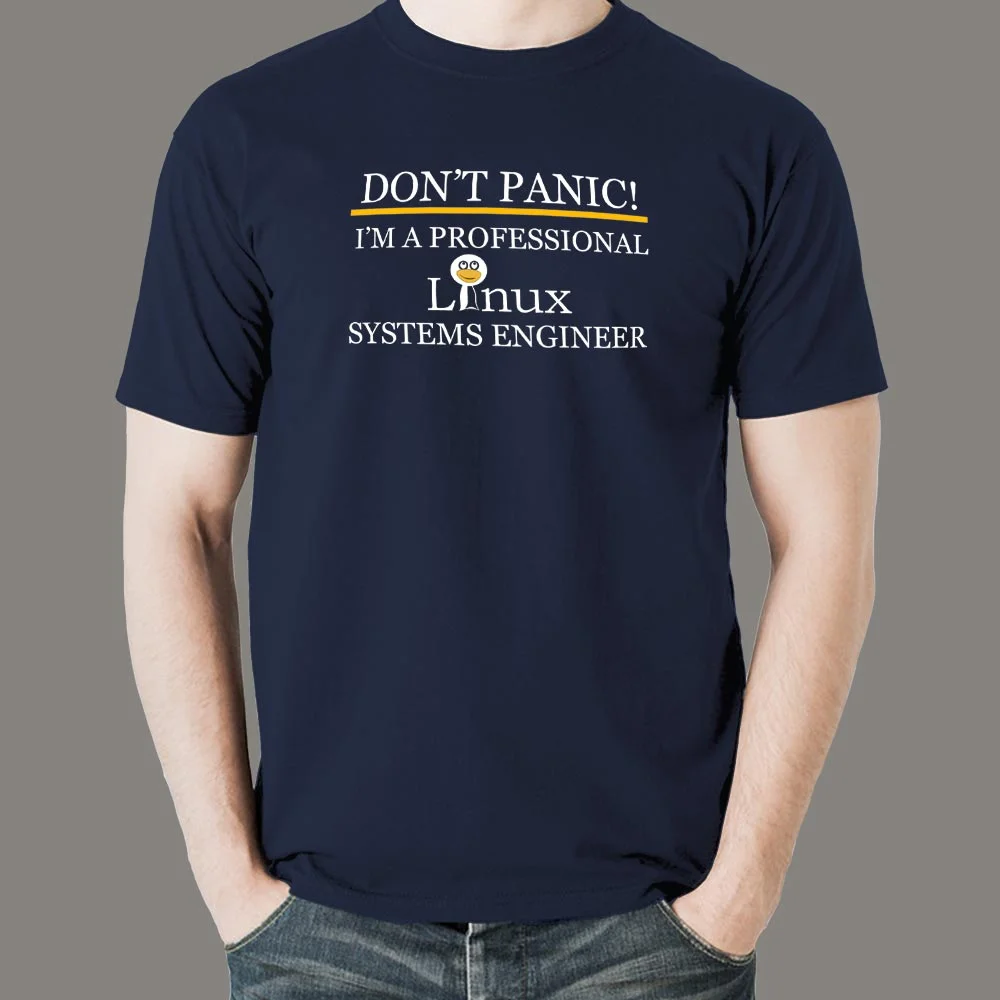 Linux System Engineer Tee: Stay Calm & Code On