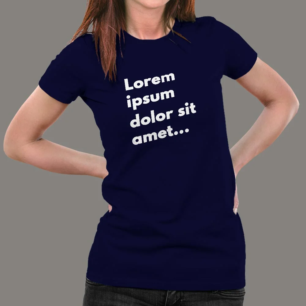 Lorem Ipsum Women's Tee - Classic Text Nerd Style